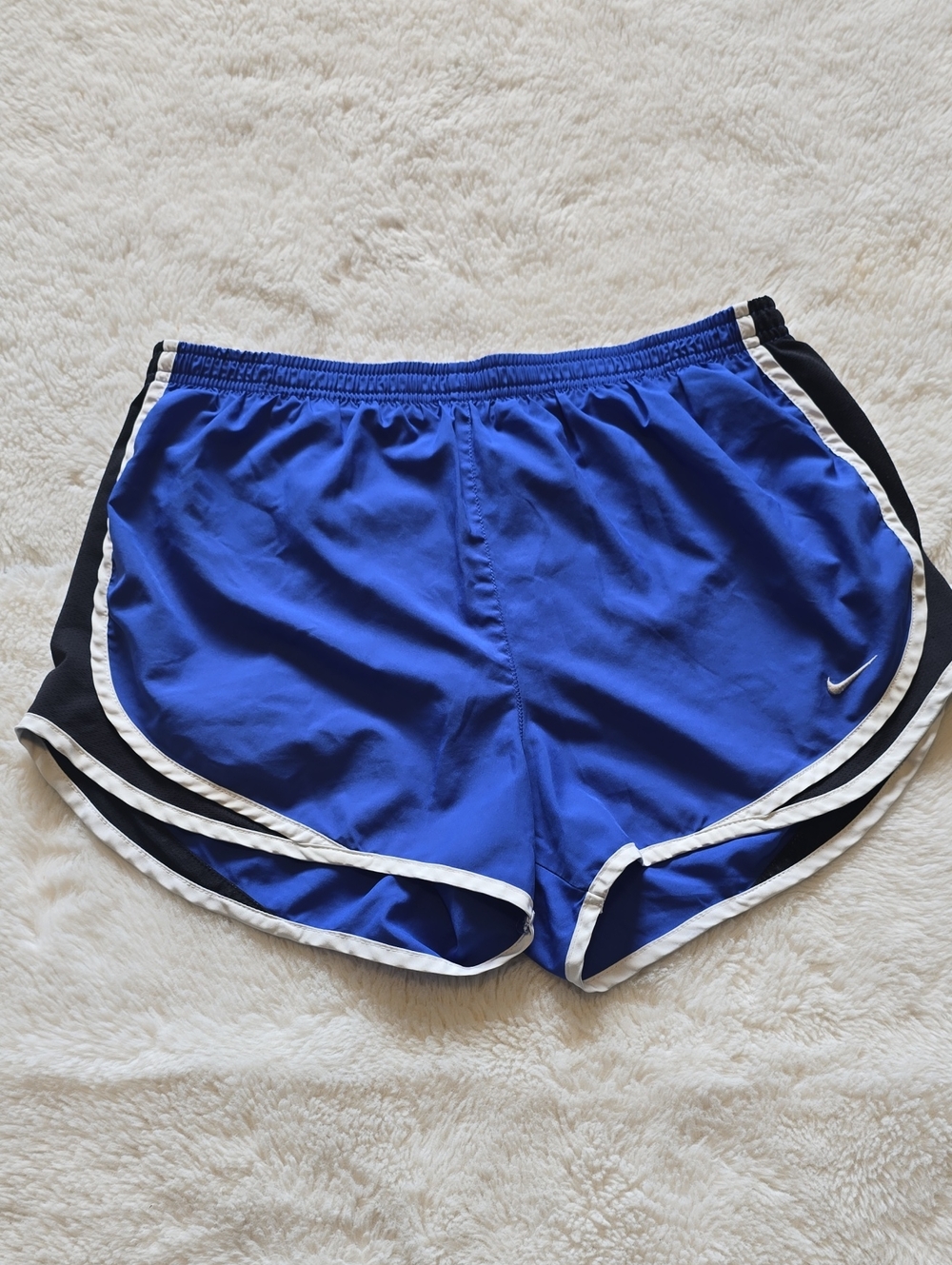 Nike Women’s Royal Blue Athletic Shorts with White Trim
